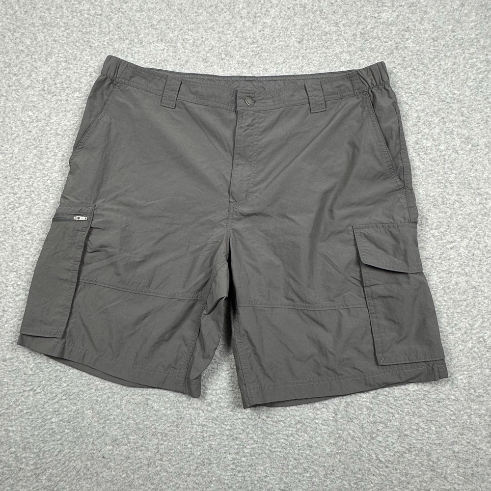 Columbia Cargo Shorts Mens 40x10‎ Nylon Outdoor Hiking Travel Performance Gorp